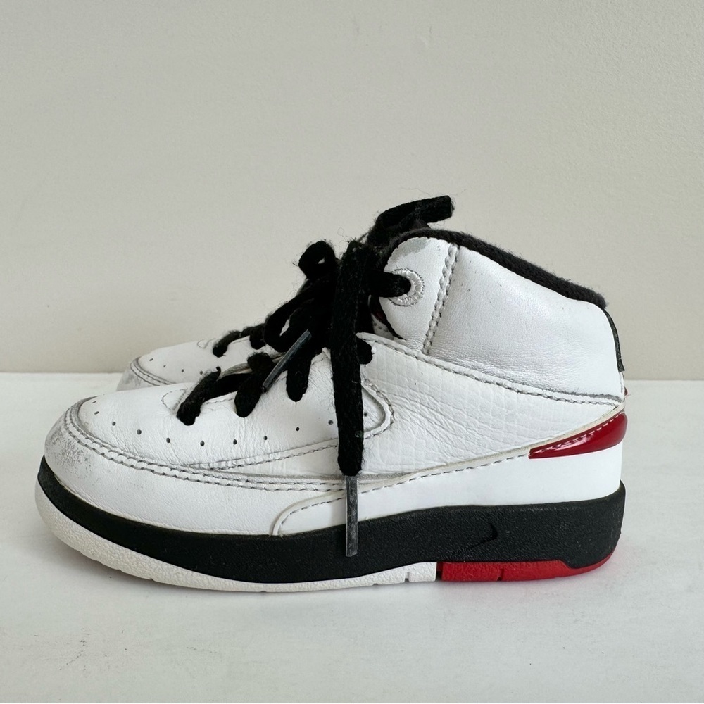 Nike Air Jordan 2 Retro PS Chicago White Black Varsity Red AJ2 DQ8564 106 - Picture 9 of 17